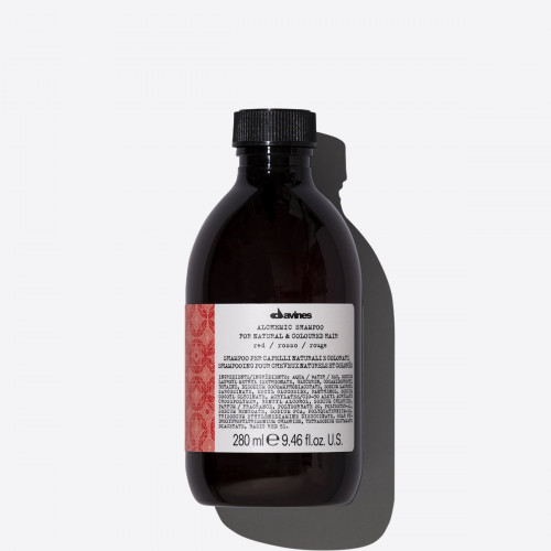 Davines Alchemic Red Shampoo Dažantis plaukų šampūnas raudonos spalvos