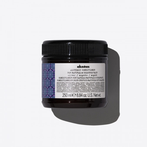 Davines Alchemic Silver Conditioner Dažantis plaukų kondicionierius sidabro spalvos