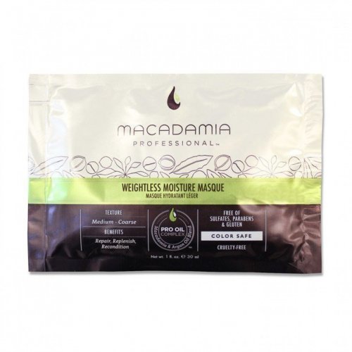 Macadamia Macadamia Weightless Moisture Hair Masque 30ml