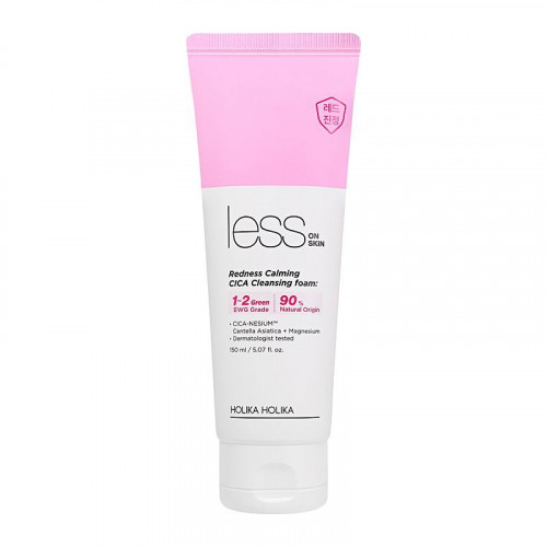 Holika Holika Less on Skin Redness Calming CICA Cleansing Foam Valomosios veido putos