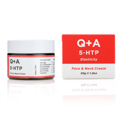 Q+A 5-HTP Face & Neck Cream Näo- ja kaelakreem