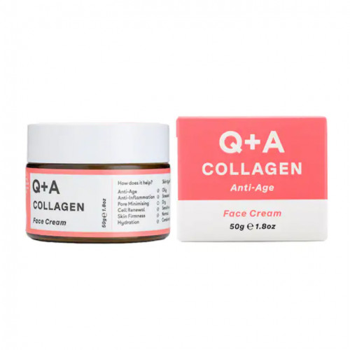 Q+A Collagen Anti-Age Face Cream Veido kremas su kolagenu