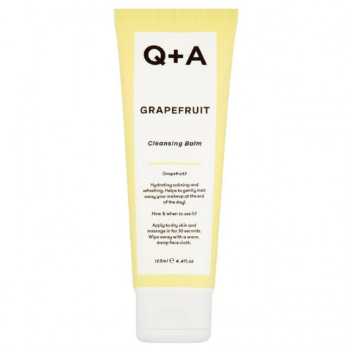 Q+A Grapefruit Cleansing Balm Valomasis veido balzamas