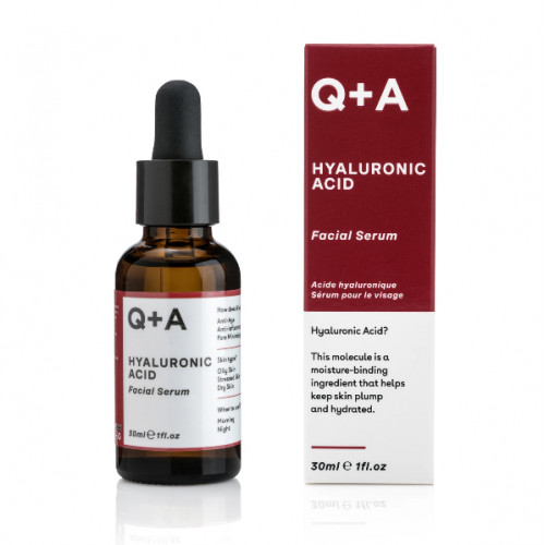 Q+A Hyaluronic Acid Facial Serum Hialurono serumas