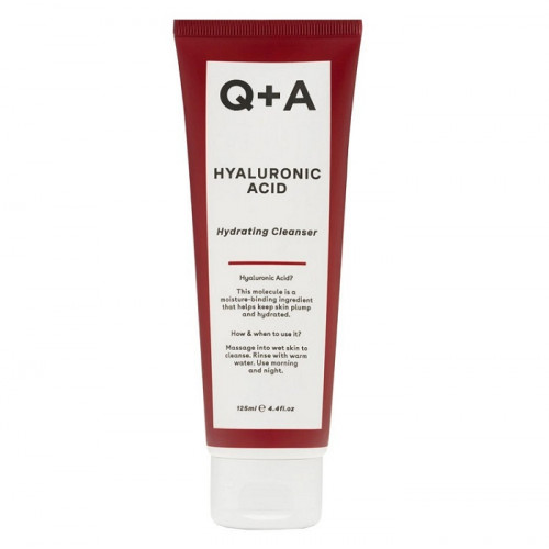 Q+A Hyaluronic Acid Hydrating Cleanser Drėkinamasis veido prausiklis