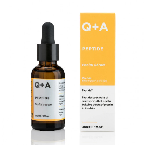 Q+A Peptide Facial Serum Veido serumas su peptidais