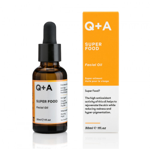 Q+A Super Food Facial Oil Veido aliejus