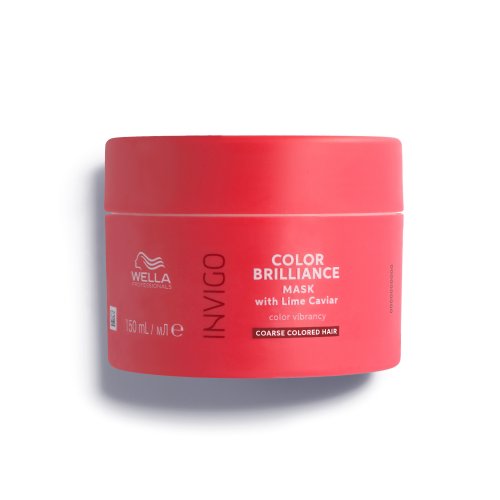 Wella Professionals Invigo Color Brilliance Coarse Mask Plaukų spalvą apsauganti puoselėjamoji kaukė
