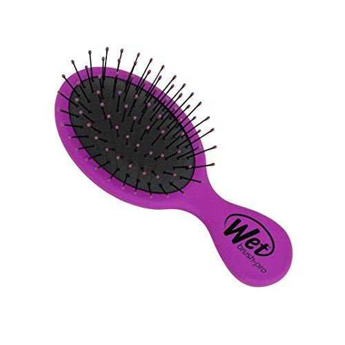 Photos - Comb Wet Brush WetBrush WetBrush Mini Detangler Purple KS682981