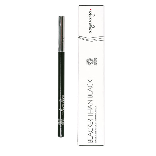 Uoga Uoga Uoga Uoga Blacker Than Black Natural Eye Pencil 5g Blacker Than Black