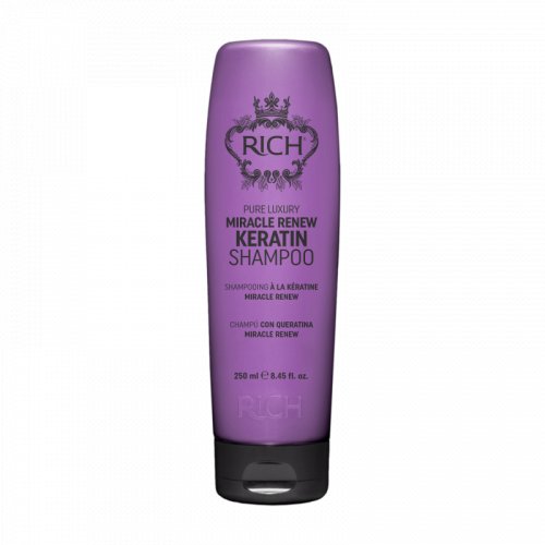 Rich Pure Luxury Miracle Renew Keratin Shampoo Matu dzīvotspēju atjaunojošs šampūns