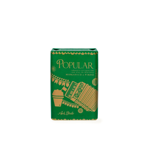 Ach.Brito Ach.Brito Símbolos Lusitanos Body Soap 75g Basil & Pine
