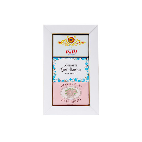 Ach.Brito Special Edition Historical Soap Trio Augalinių muilų rinkinys moterims  3x90g
