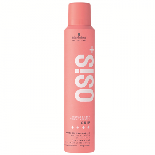 Schwarzkopf Professional Osis+ Grip Extra Strong Hold Mousse Ypač stiprios fiksacijos plaukų putos