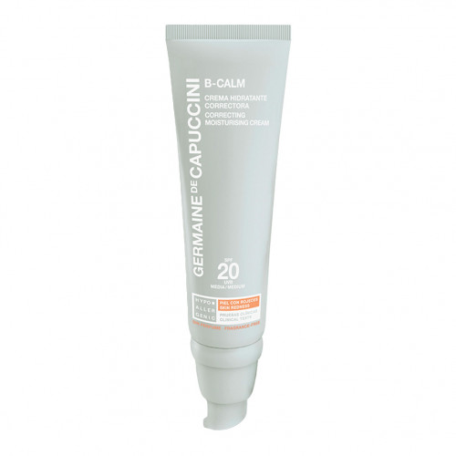 Germaine de Capuccini B-Calm Correcting Moisturizing Cream Koreguojamasis, drėkinamasis kremas nuo raudonio SPF20