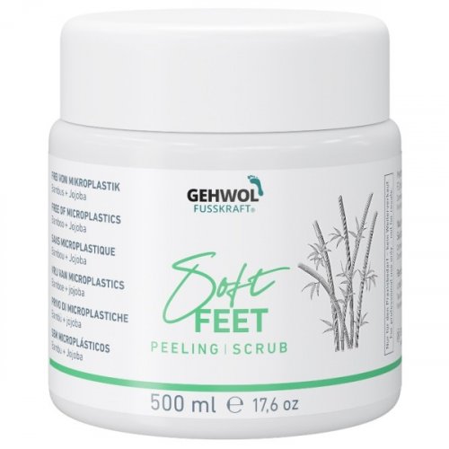 Gehwol Fusskraft Soft Feet Scrub Šveičiamasis kojų kremas su bambukų pudra