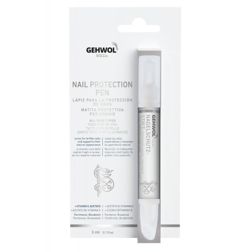 Gehwol Med Nail Protection Pen Nagų apsaugos pieštukas su 3 antgaliais