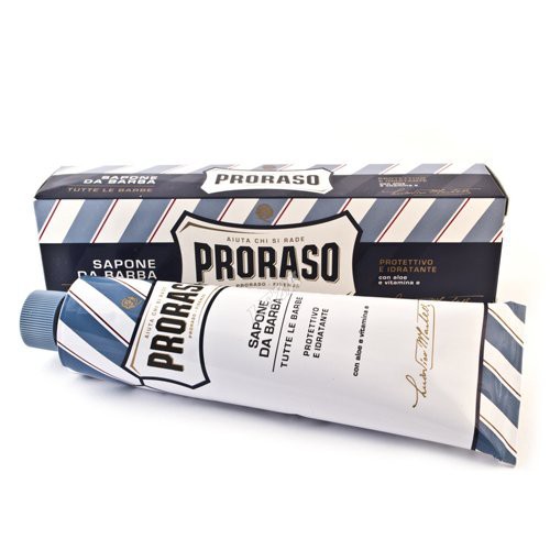 Proraso Blue Sapone de Barba Drėkinantis skutimosi veido kremas