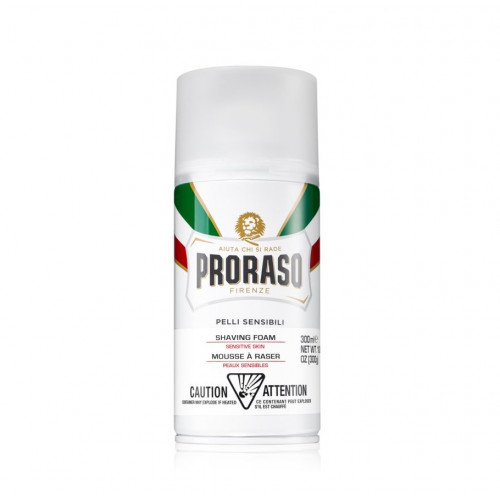 Proraso White Pelli Sensibili Shaving Foam Jautrios odos skutimosi putos