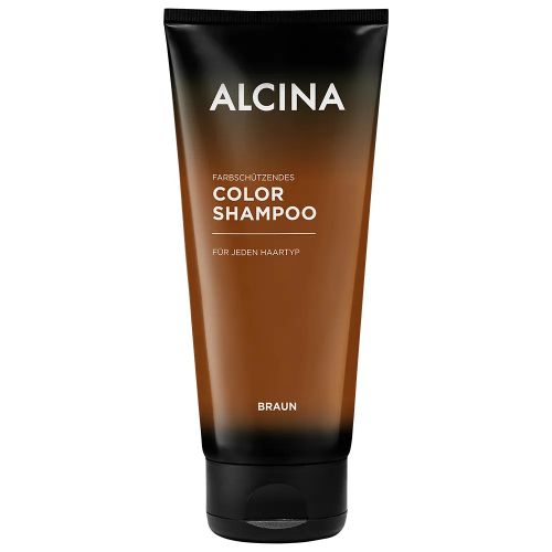 Photos - Hair Product ALCINA Colour Hair Shampoo 200ml Brown KS004246