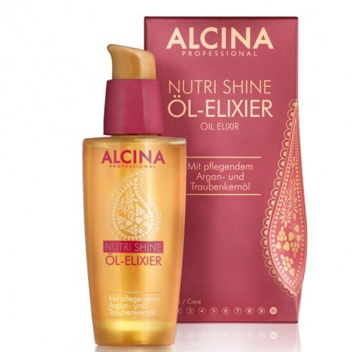 Photos - Hair Product ALCINA Nutri Shine Nourishing Oil Hair Elixir 50ml KS004156