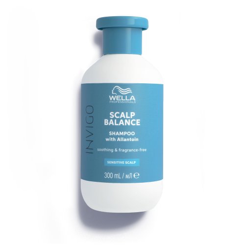 Wella Professionals Invigo Scalp Balance Soothing & Fragrance-Free Shampoo Raminantis šampūnas jautriai galvos odai