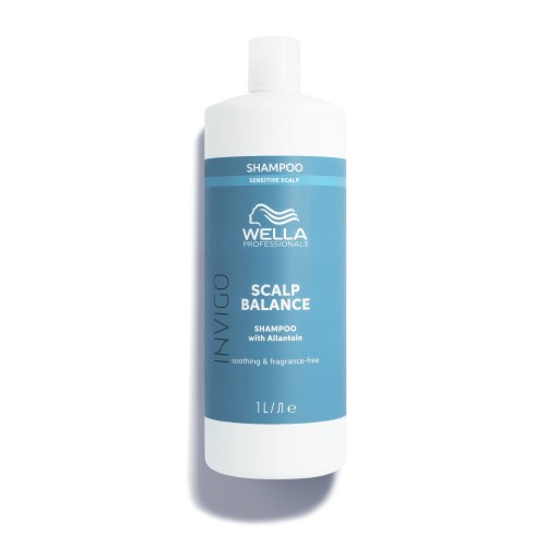 Wella Professionals Invigo Scalp Balance Soothing & Fragrance-Free Shampoo Raminantis šampūnas jautriai galvos odai