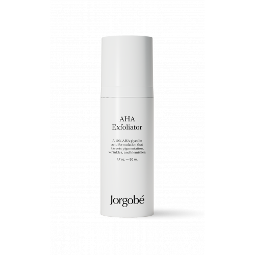 Jorgobé AHA Exfoliator Gel Šveičiamasis gelis su 10% glikolio rūgštimi