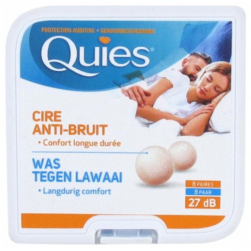 Quies Wax Ear Plugs Aizsargājoši ausu aizbāžņi no vaska un kokvilnas