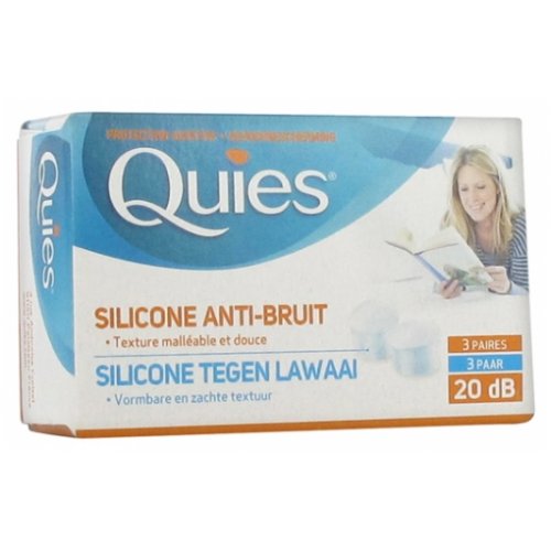 Quies Translucent Silicone Earplugs Apsauginiai ausų kištukai iš skaidraus silikono