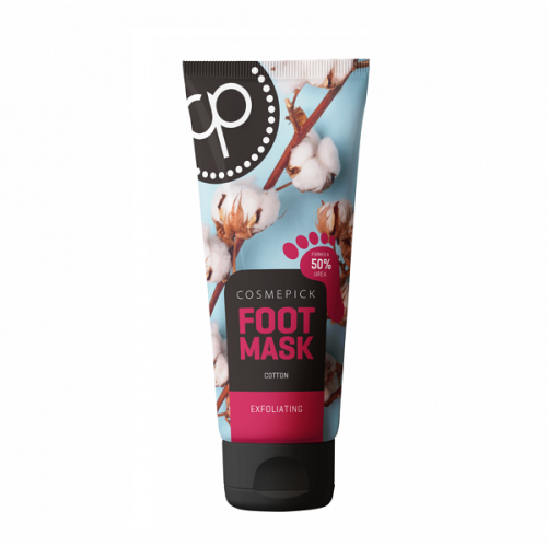 Cosmepick Exfoliating Foot Mask Cotton Šveičiamoji pėdų kaukė