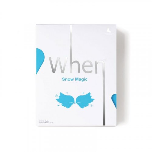 When Beauty Snow Magic Radiance Premium Bio-Cellulose Sheet Mask 4 pcs.