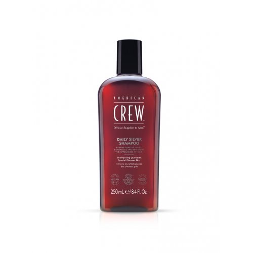 American Crew Daily Silver Shampoo Kasdienis šampūnas žiliems plaukams