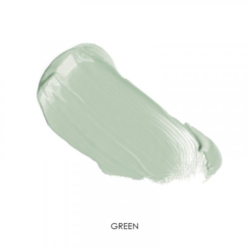 Nee Make Up Milano Perfection Base Green Face Primer Žalio atspalvio maskuojanti makiažo bazė  30ml