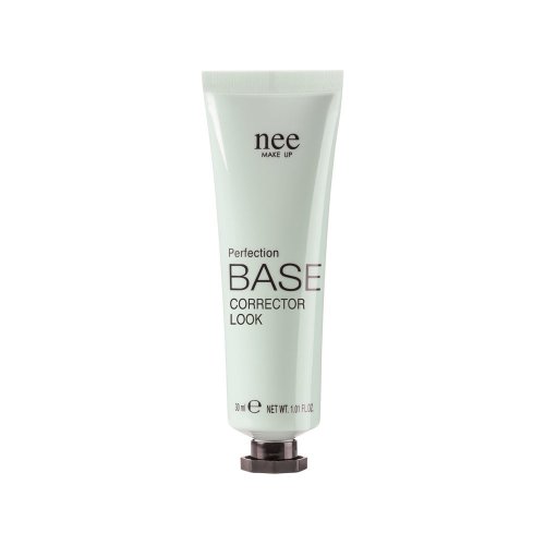 Nee Make Up Milano Perfection Base Green Face Primer Žalio atspalvio maskuojanti makiažo bazė  30ml