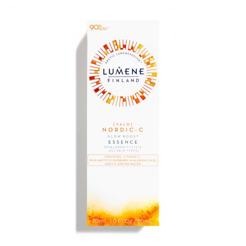 Lumene Nordic- C Valo Glow Boost Essence Spindesio ir energijos suteikianti esencija veido odai  30ml