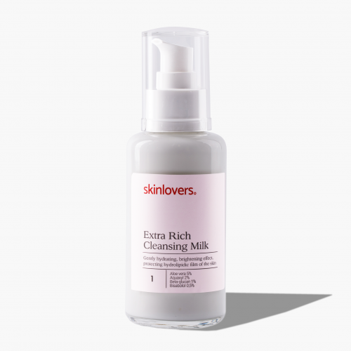 Skinlovers Extra Rich Cleansing Milk Švelnus veido odos pienelis