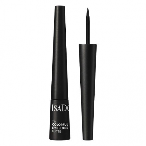 Photos - Eye / Eyebrow Pencil IsaDora Colorful Eyeliner Black 2.5ml KS239656