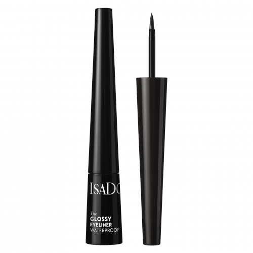 Photos - Eye / Eyebrow Pencil IsaDora Glossy Eyeliner 2.5ml Chrome Black KS386981