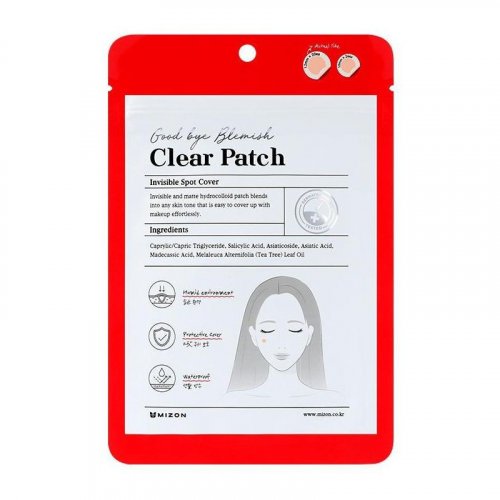 Mizon Goodbye Blemish Clear Patch Hidrokoloidiniai, maskuojamieji pleistrai nuo spuogų