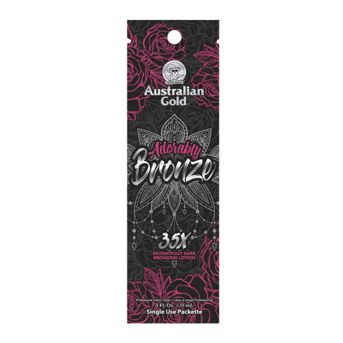 Australian Gold Adorably Black 35x Delightfully Dark Bronzing Lotion Įdegį skatinantis losjonas