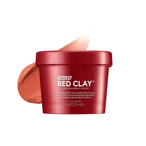 Missha Amazon Red Clay Pore Mask Sejas maska