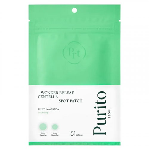 Purito Wonder Releaf Centella Spot Patch Pleistriukai nuo spuogų