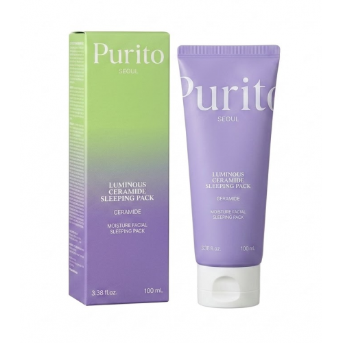 Purito Seoul Luminous Ceramide Sleeping Pack Naktinė veido kaukė-kremas