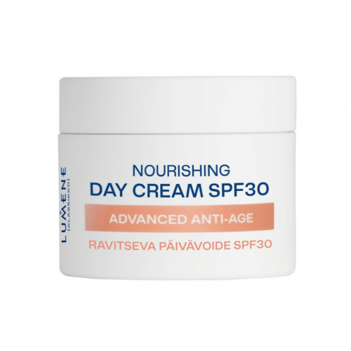 Lumene Klassikko Advanced Anti-Age Rosy Caring Day Cream Stangrinamasis dieninis veido kremas su SPF30
