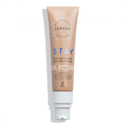 Lumene Stay Weightless Foundation SPF30 Makiažo pagrindas