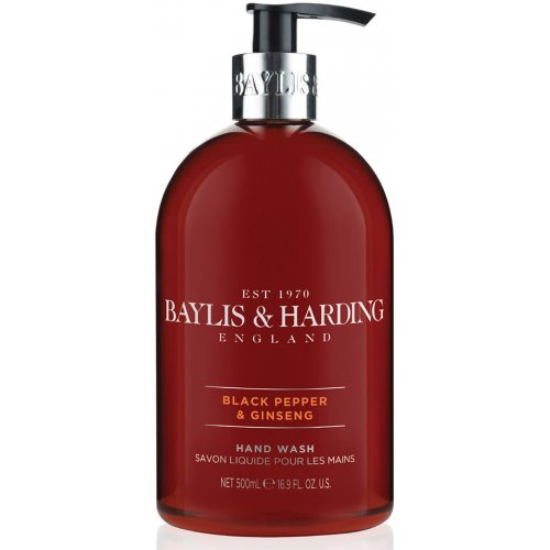 Photos - Soap / Hand Sanitiser Baylis & Harding Baylis & Harding Men's Black Pepper & Ginseng Hand Wash 500ml KS782684