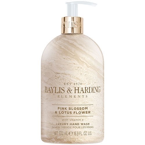 Baylis & Harding Elements Pink Blossom & Lotus Flower Hand Wash Ziepes rokām