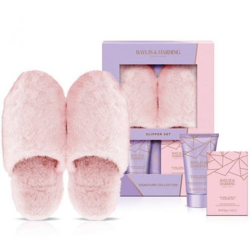 Baylis & Harding Jojoba, Vanilla & Almond Oil Luxury Slipper Gift Set