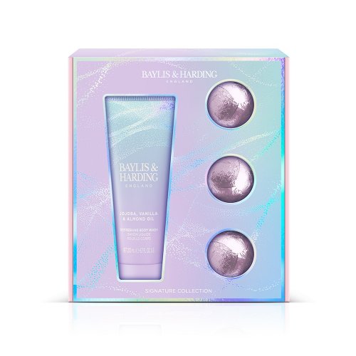 Baylis & Harding Jojoba, Vanilla & Almond Oil Bath Fizzers Šnypščiantys vonios burbulai